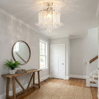 Calista Glass Ceiling Lamp Glass lighting by Bling Lighting Studio