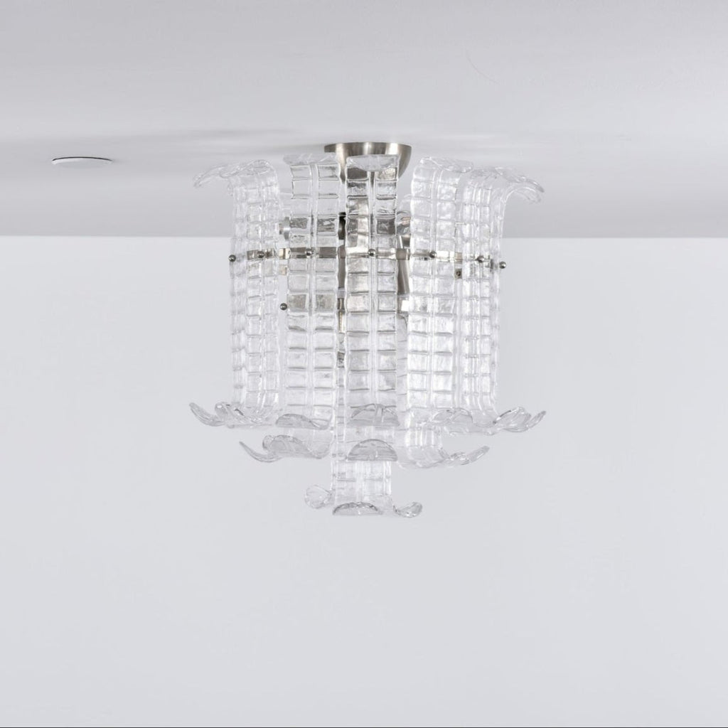 Calista Glass Ceiling Lamp Glass lighting by Bling Lighting Studio