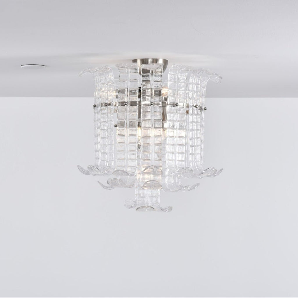 Calista Glass Ceiling Lamp Glass lighting by Bling Lighting Studio