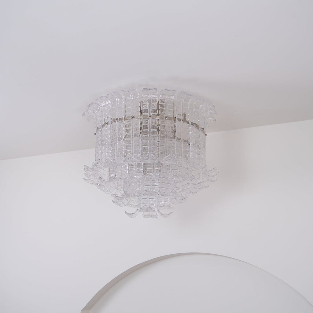 Calista Glass Ceiling Lamp Glass lighting by Bling Lighting Studio