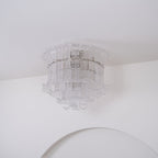 Calista Glass Ceiling Lamp Glass lighting by Bling Lighting Studio