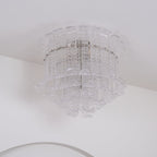 Calista Glass Ceiling Lamp Glass lighting by Bling Lighting Studio