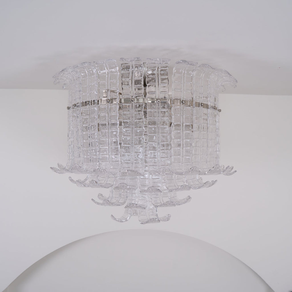 Calista Glass Ceiling Lamp Glass lighting by Bling Lighting Studio