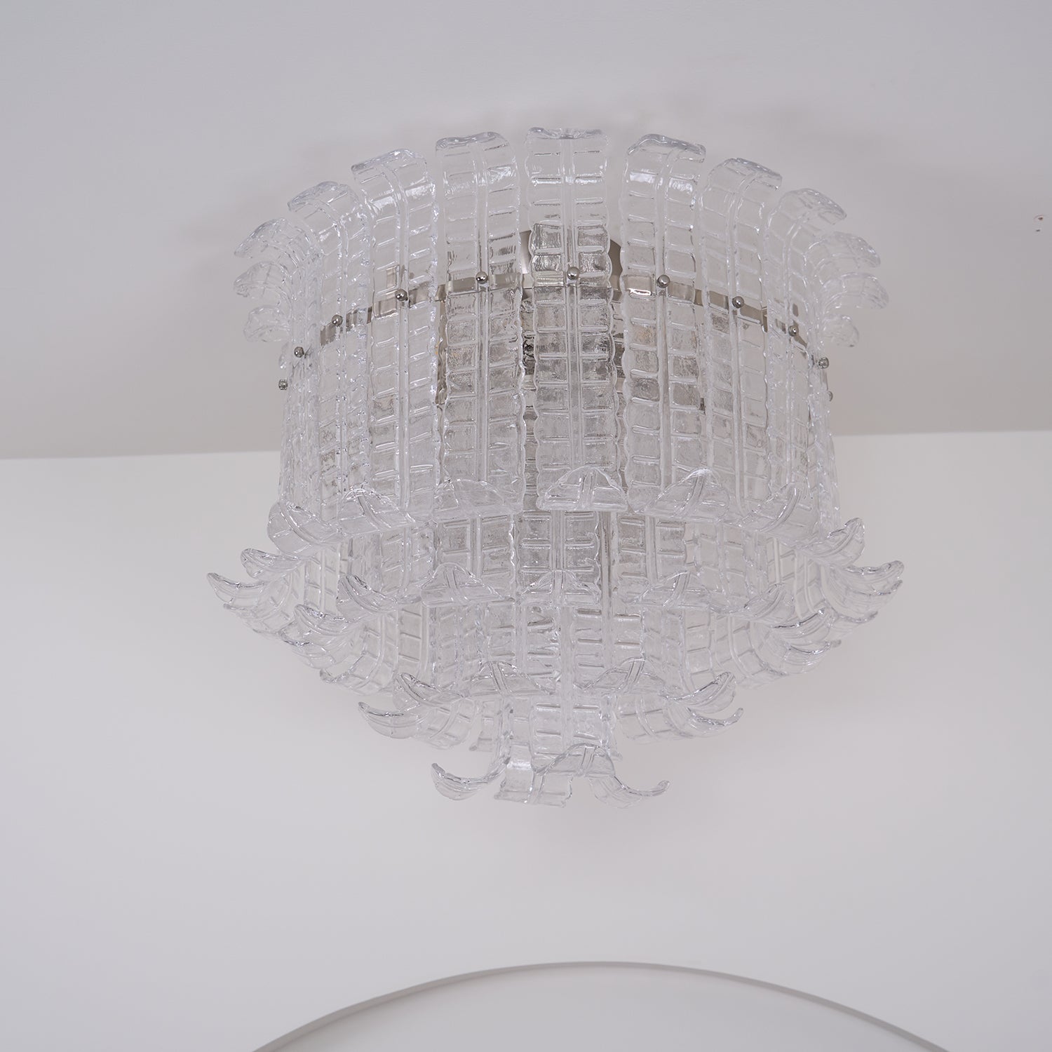 Calista Glass Ceiling Lamp Glass lighting by Bling Lighting Studio