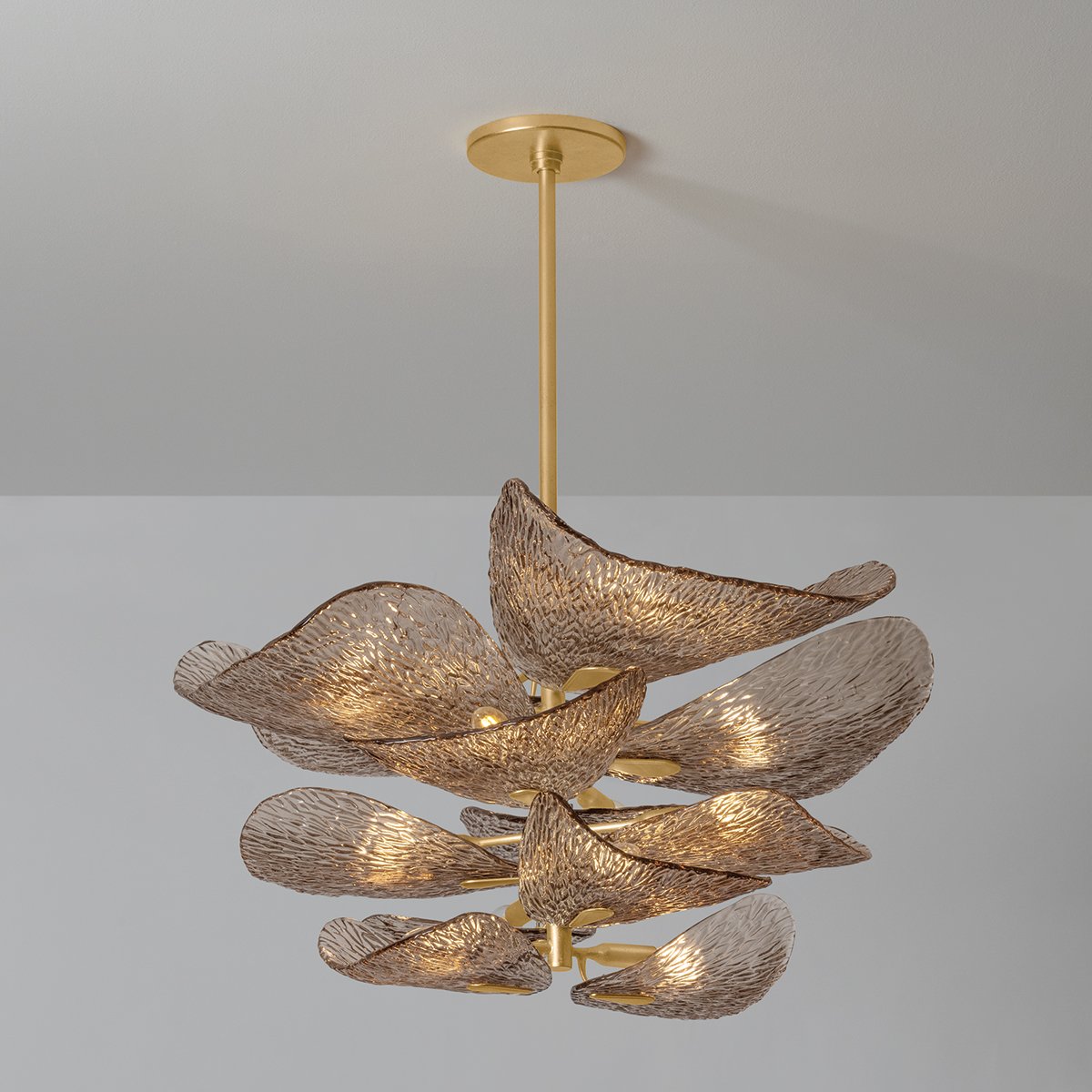 Cardiff Chandelier Glass lighting by Bling Lighting Studio