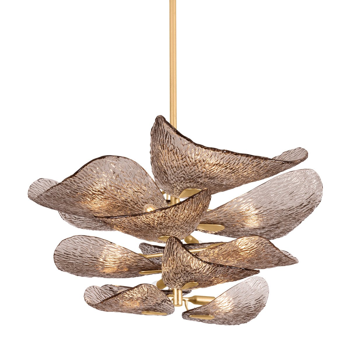 Cardiff Chandelier Glass lighting by Bling Lighting Studio