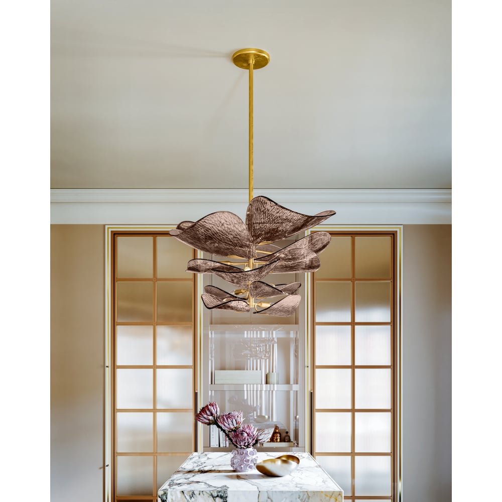 Cardiff Chandelier Glass lighting by Bling Lighting Studio
