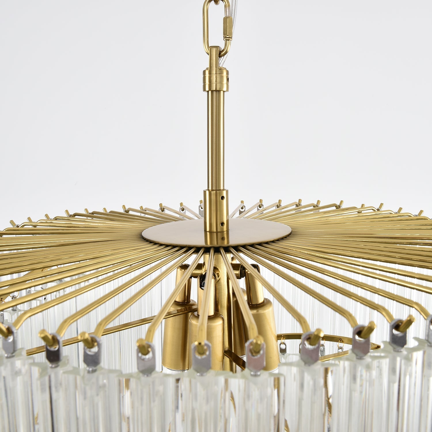 Transparent Twisting Raindrop Chandelier product image