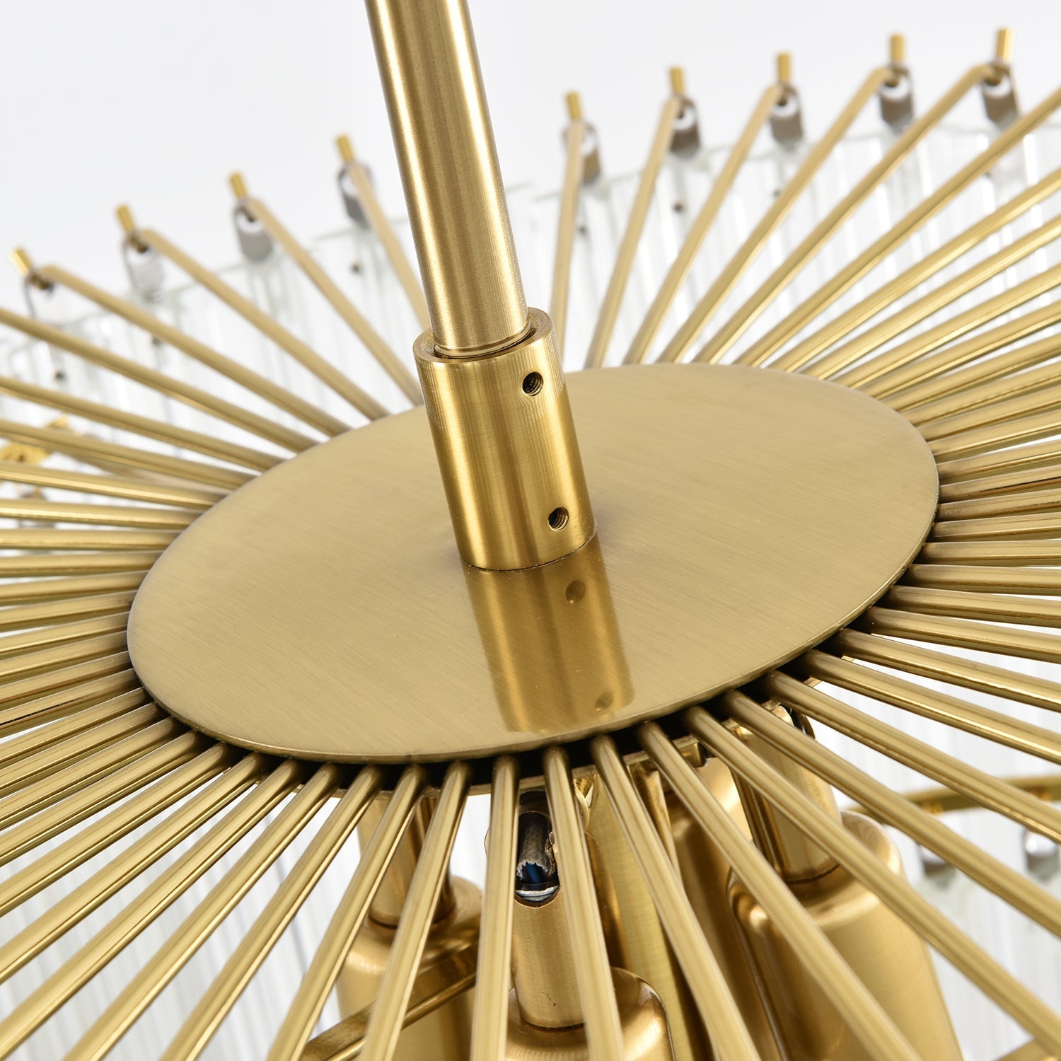 Transparent Twisting Raindrop Chandelier product image