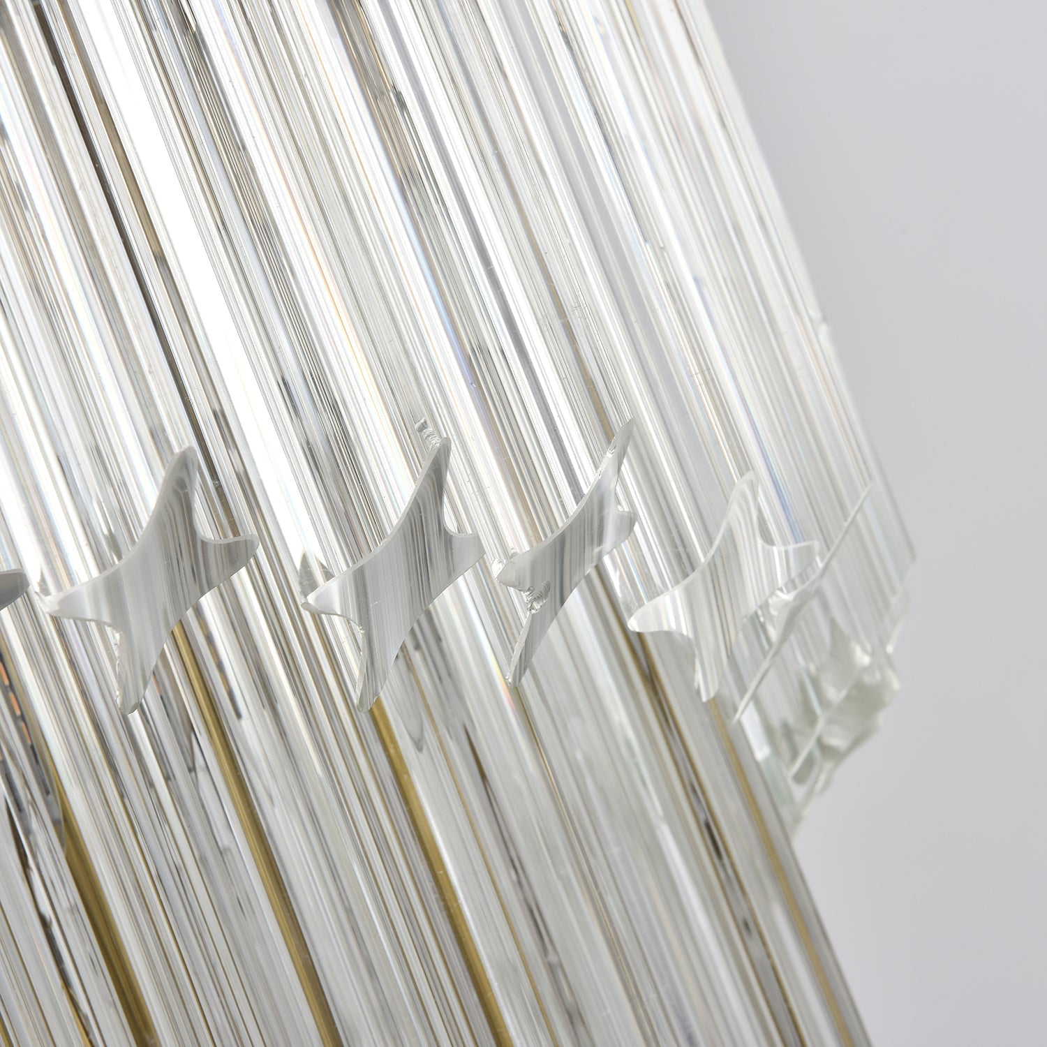 Transparent Twisting Raindrop Chandelier product image