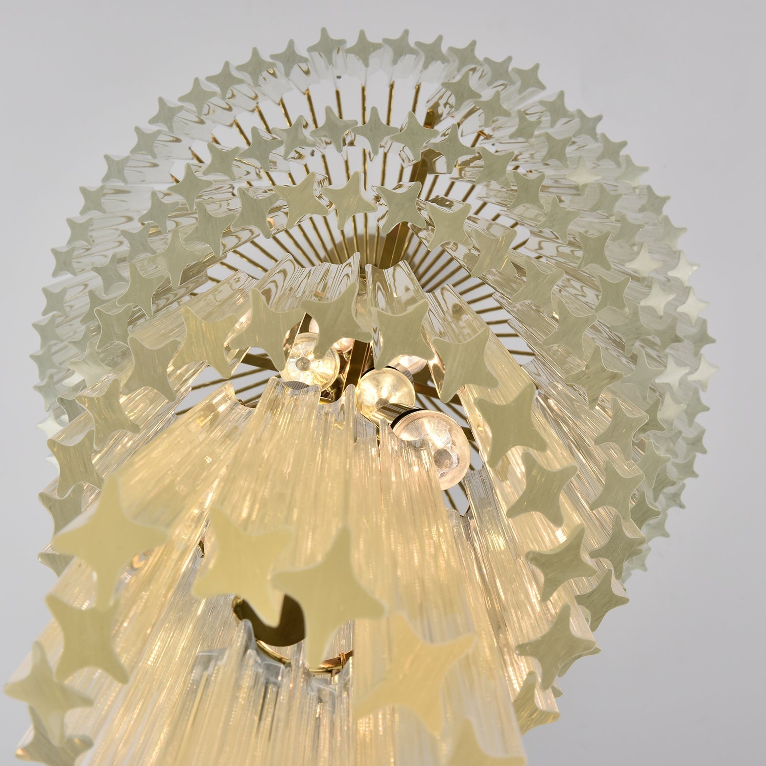Transparent Twisting Raindrop Chandelier product image