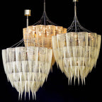 Cascade Aluminum Chain Chandelier