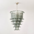 Cascade Glass Green Chandelier Glass lighting by Bling Lighting Studio