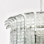 Cascade Glass Green Chandelier Glass lighting by Bling Lighting Studio