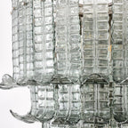 Cascade Glass Green Chandelier Glass lighting by Bling Lighting Studio