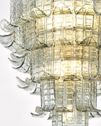 Cascade Glass Green Chandelier Glass lighting by Bling Lighting Studio
