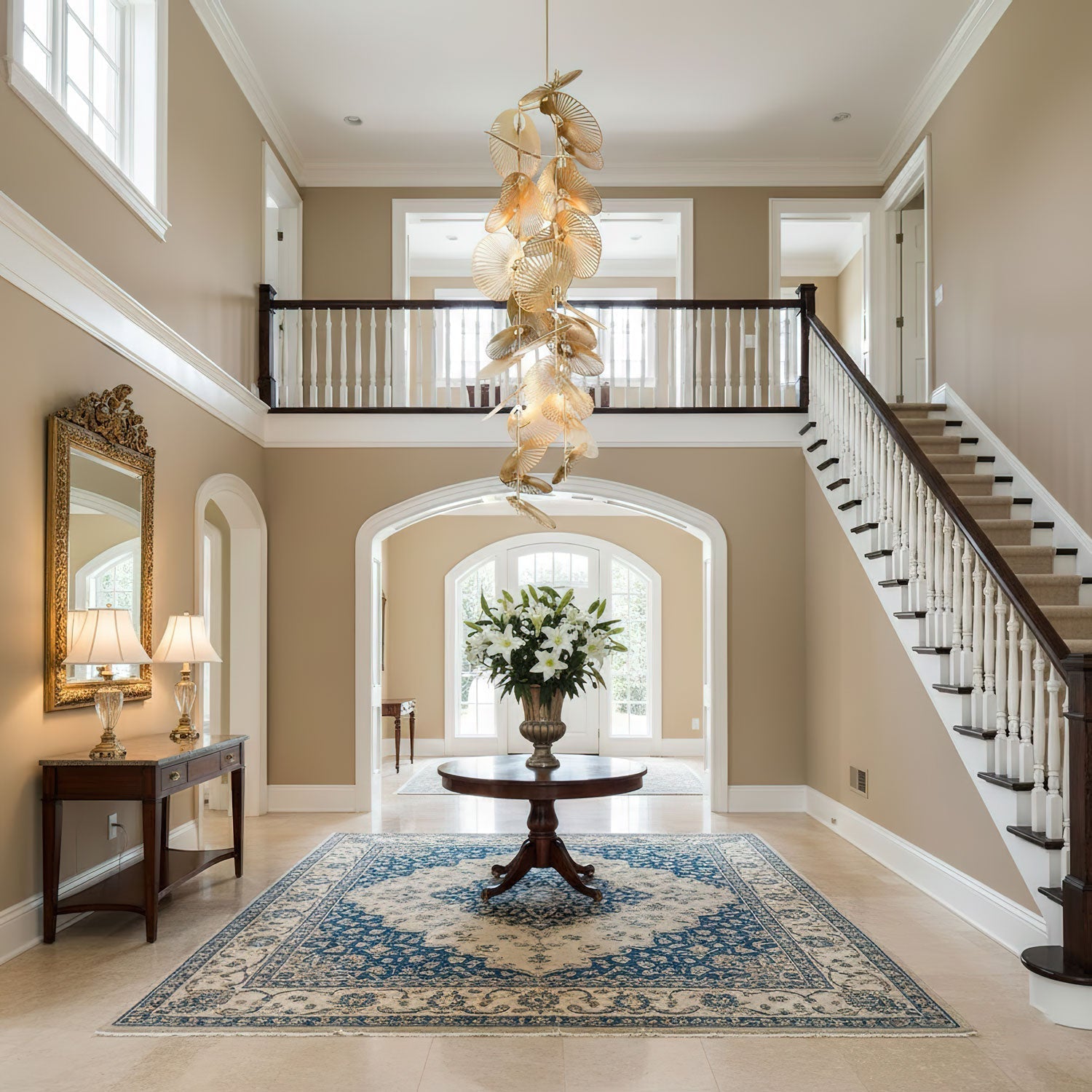 Luxury Cattail Leaf Chandelier product image