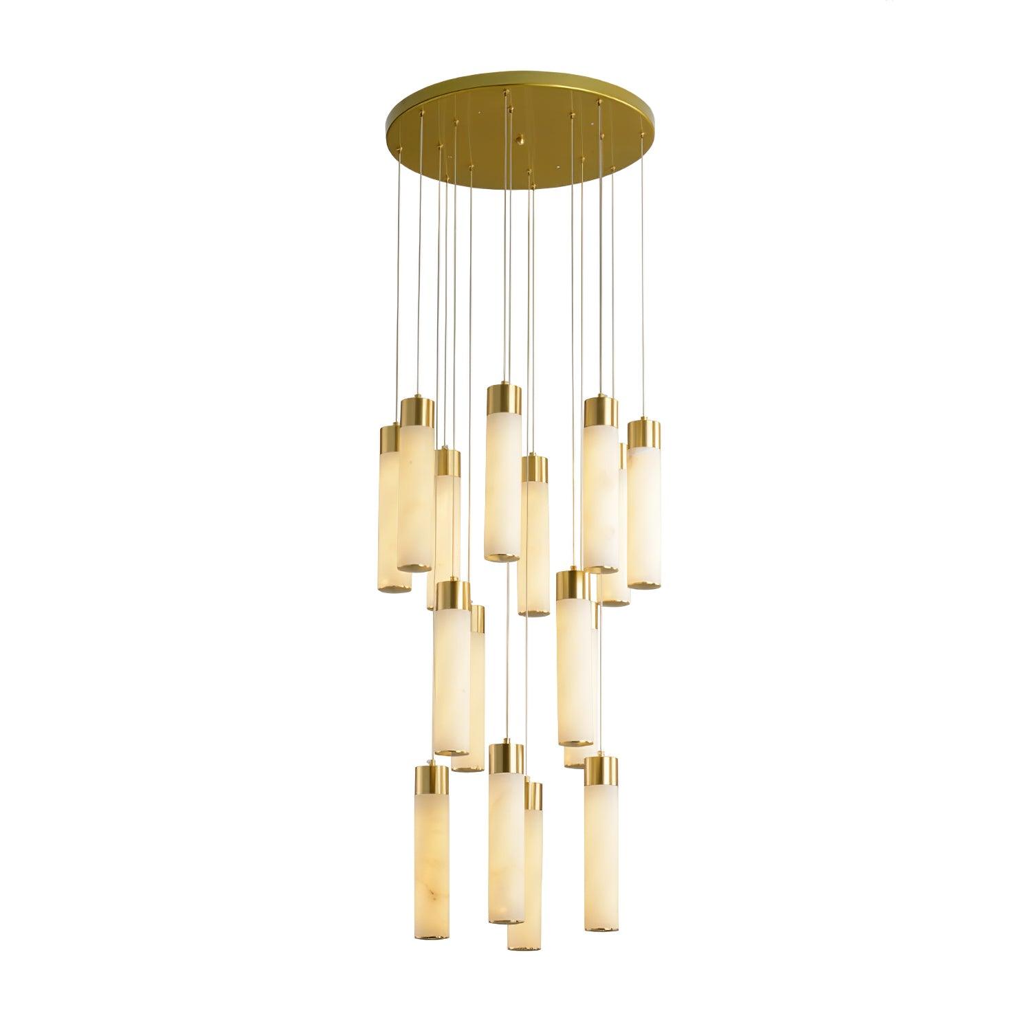 Luminous Alabaster Waterfall Chandelier product image