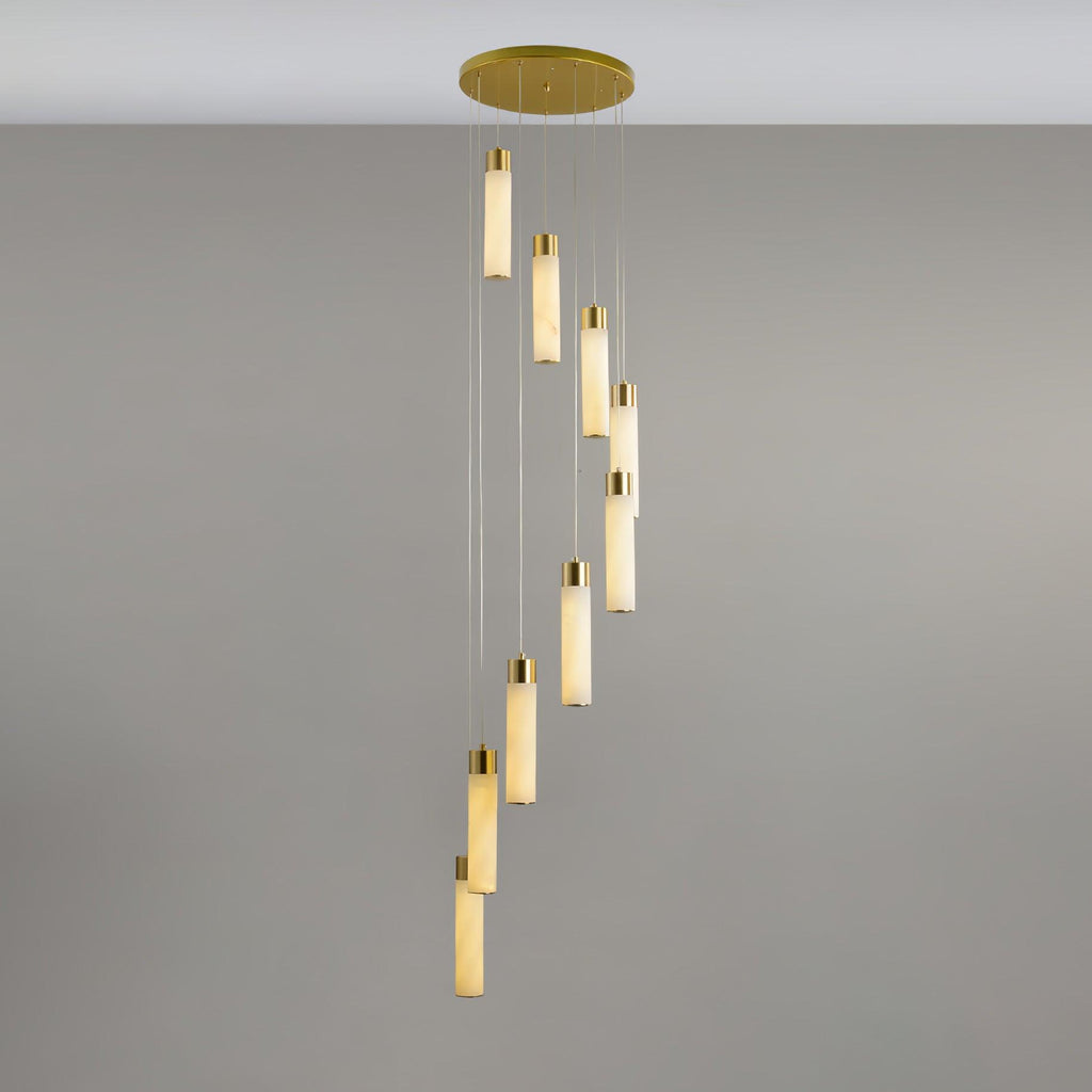 Luminous Alabaster Waterfall Chandelier product image