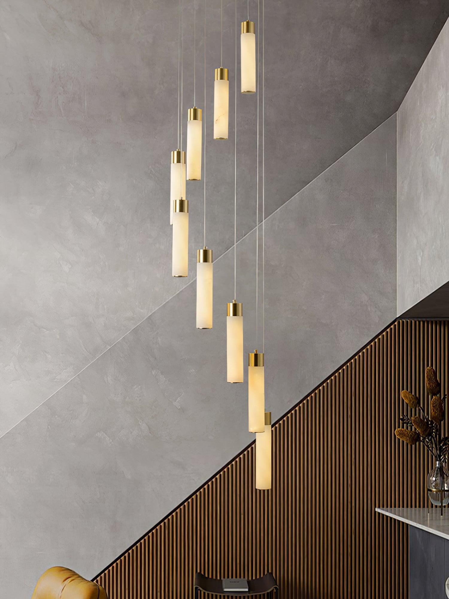Luminous Alabaster Waterfall Chandelier product image