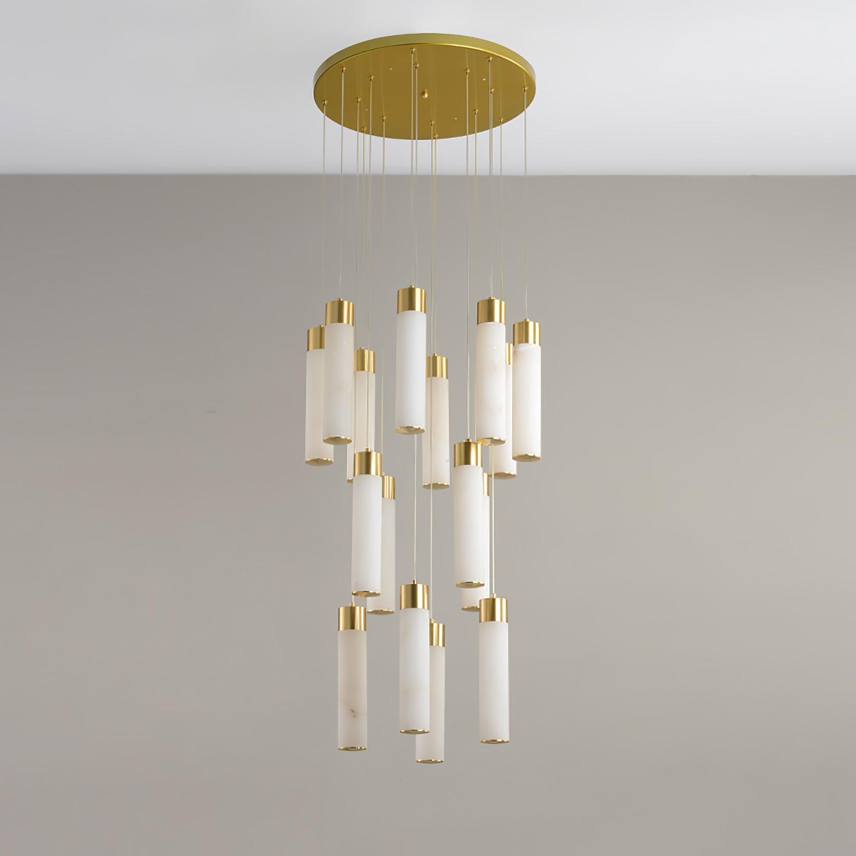 Luminous Alabaster Waterfall Chandelier product image