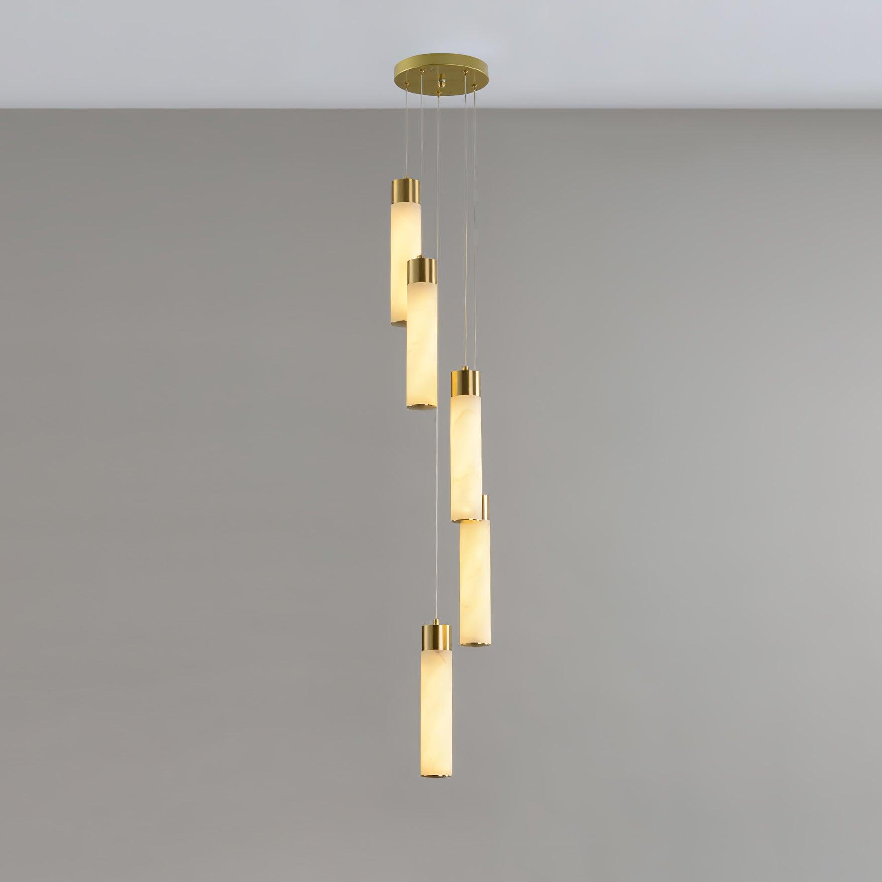 Luminous Alabaster Waterfall Chandelier product image