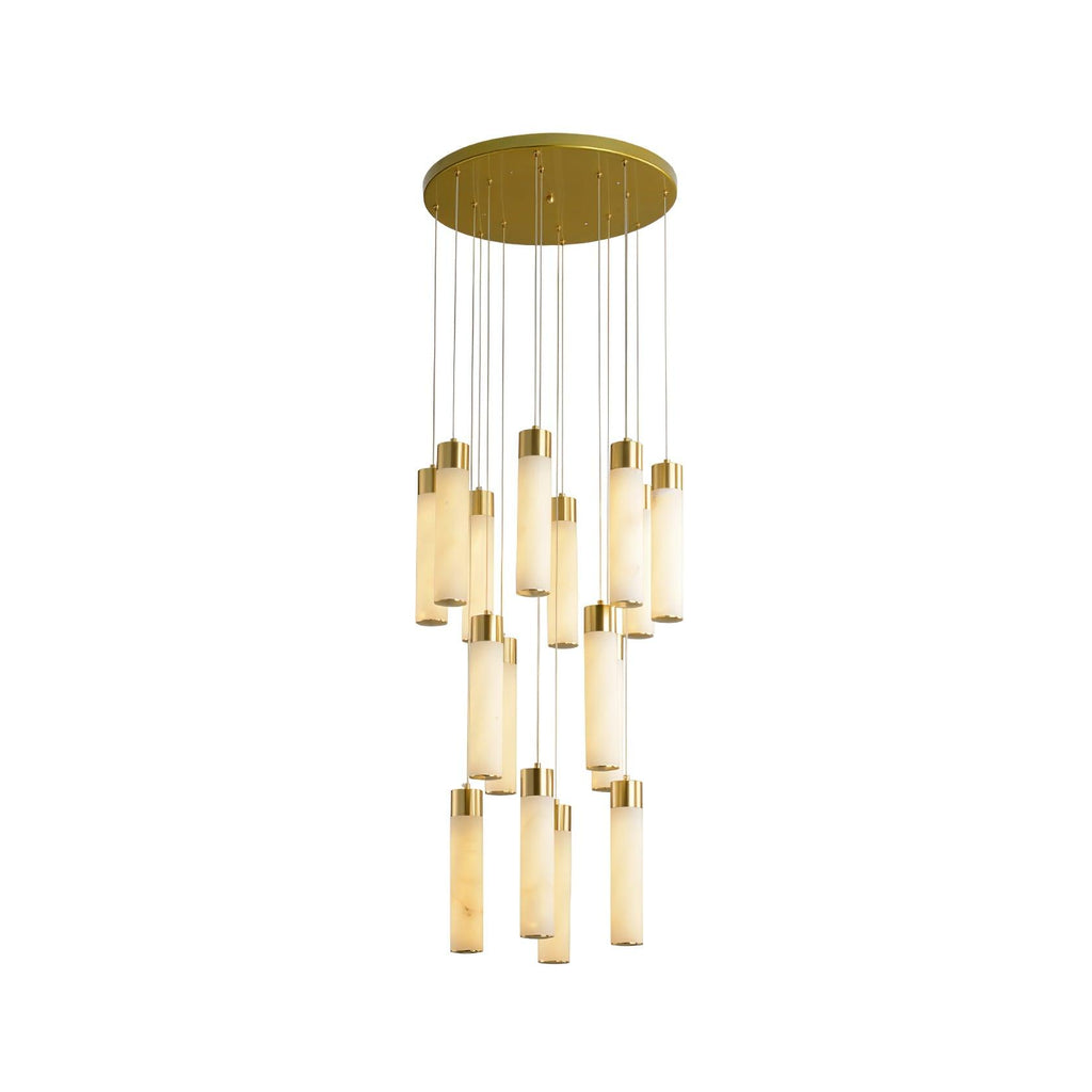 Luminous Alabaster Waterfall Chandelier product image