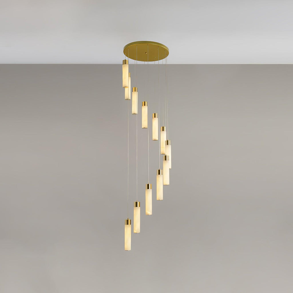 Luminous Alabaster Waterfall Chandelier product image