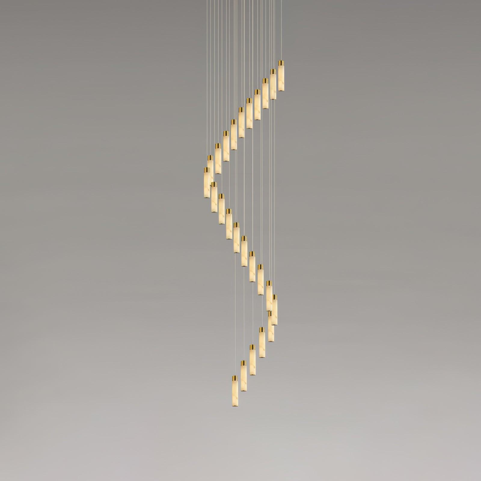 Luminous Alabaster Waterfall Chandelier product image
