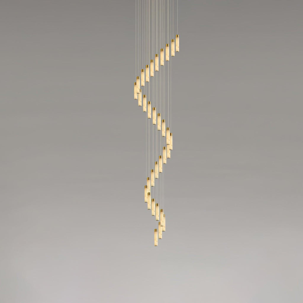 Luminous Alabaster Waterfall Chandelier product image