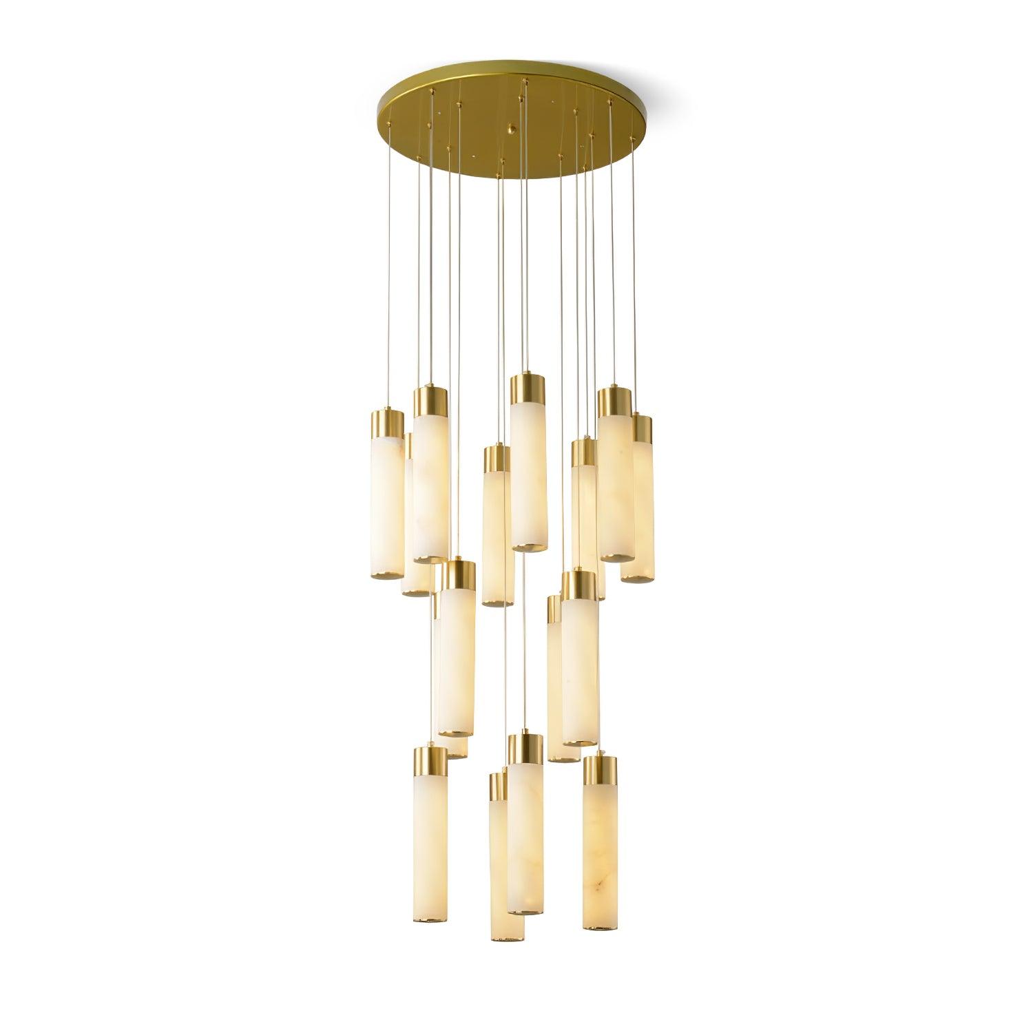 Luminous Alabaster Waterfall Chandelier product image