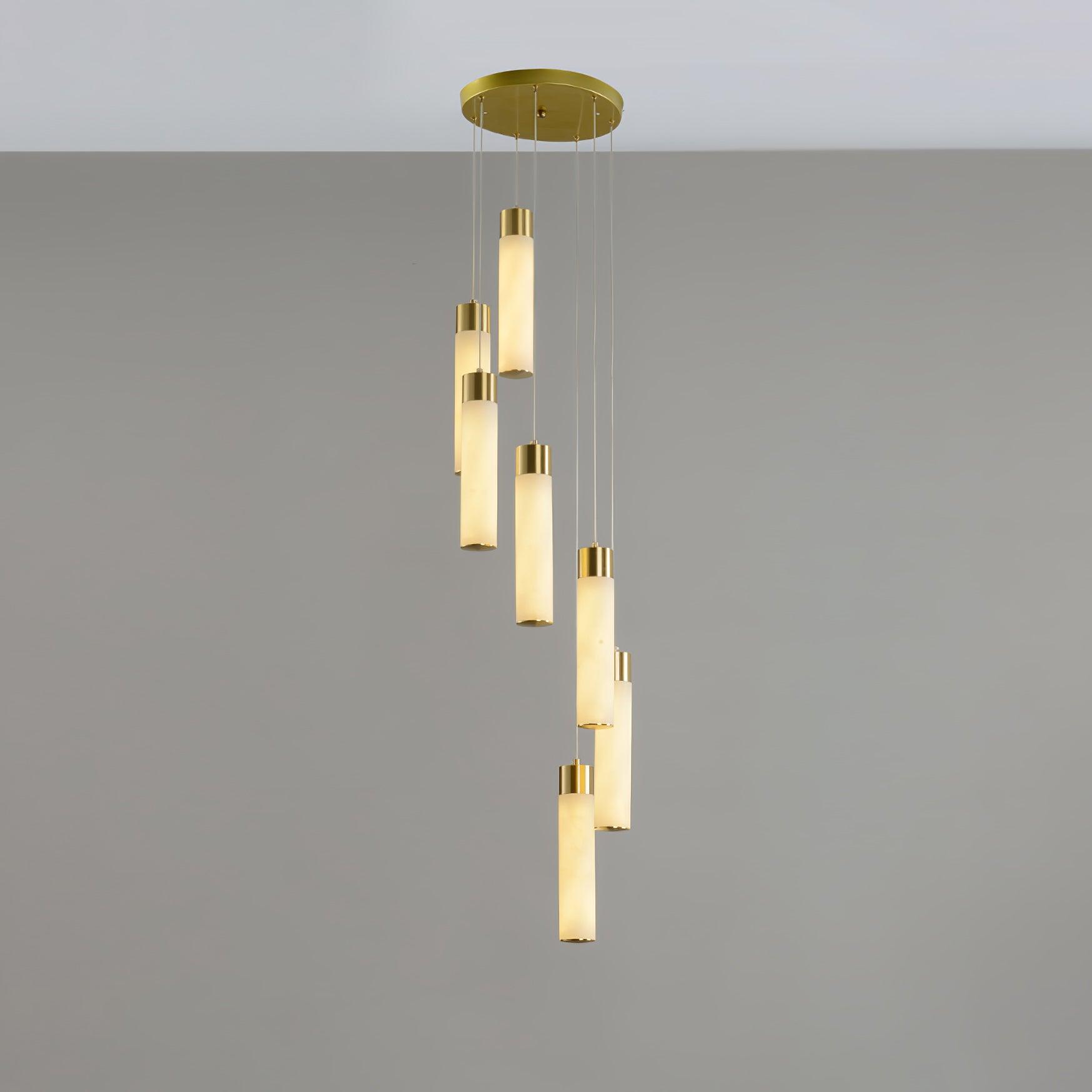 Luminous Alabaster Waterfall Chandelier product image