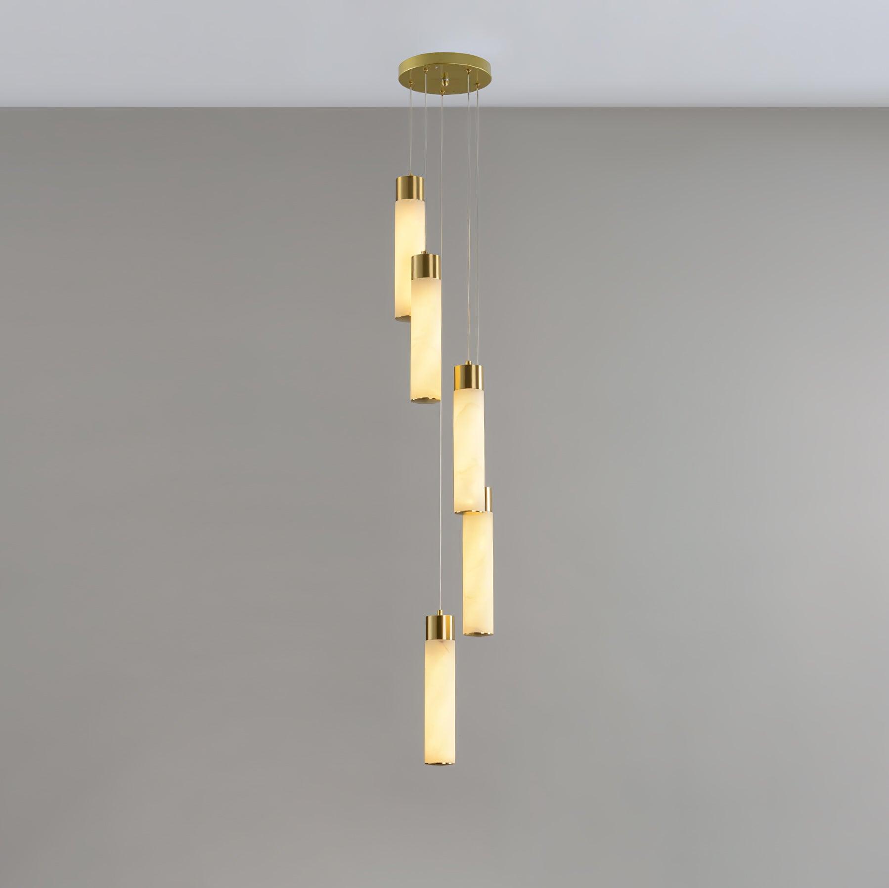 Luminous Alabaster Waterfall Chandelier product image