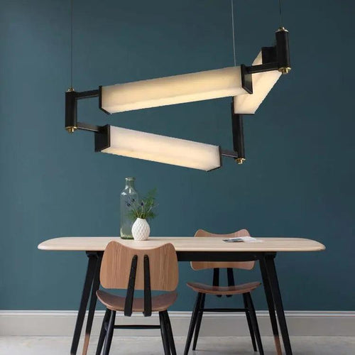 Spain Alabaster Modern Dining Room Chandeliers by Bling Lighting Studio