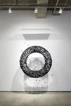 The Charcoal Halo LED Chandelier | Custom Size & Made-to-Order Lighting for Luxury Homes & Commercial Spaces