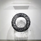 The Charcoal Halo LED Chandelier | Custom Size & Made-to-Order Lighting for Luxury Homes & Commercial Spaces