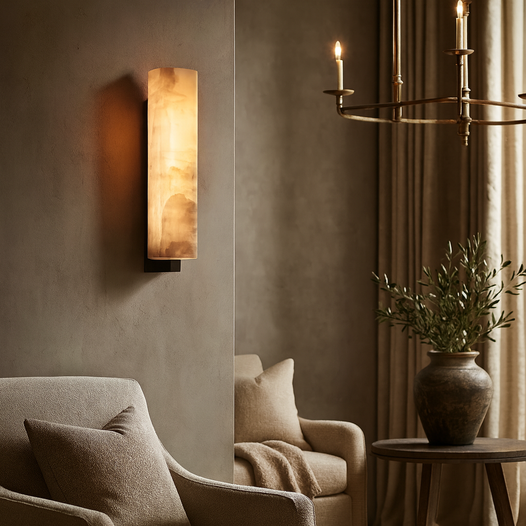Alton Alabaster Wall Sconce