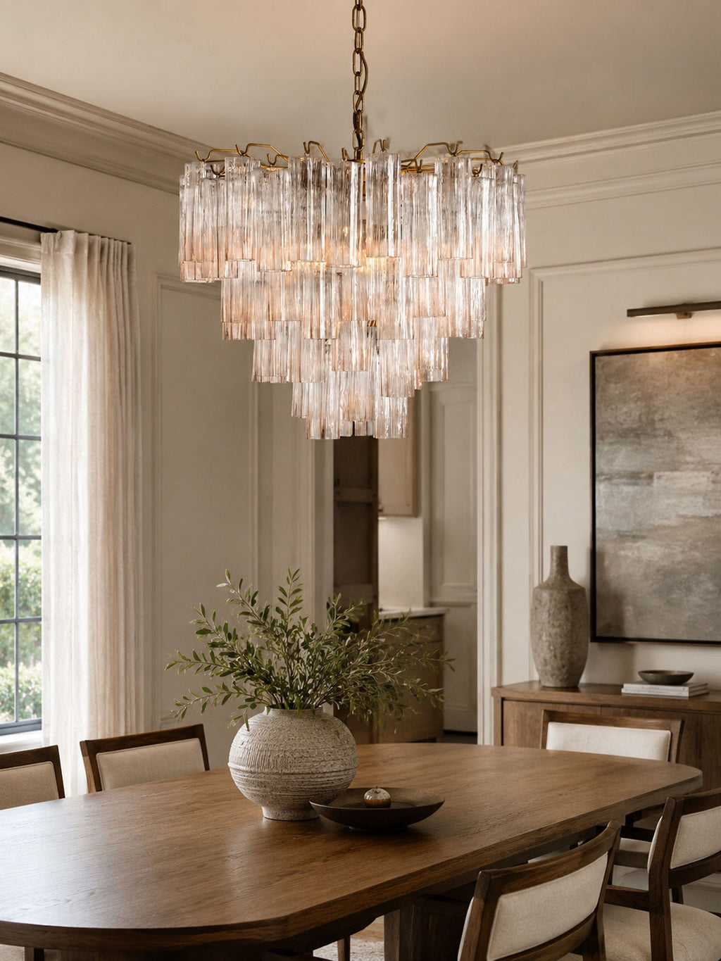 Chiara Chandelier Murano lighting by Bling Lighting Studio