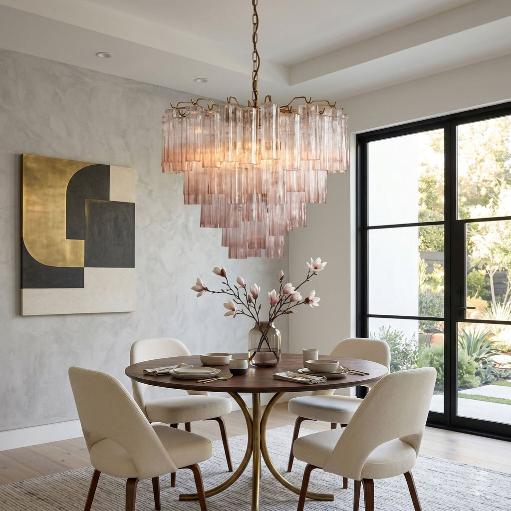 Chiara Chandelier Murano lighting by Bling Lighting Studio