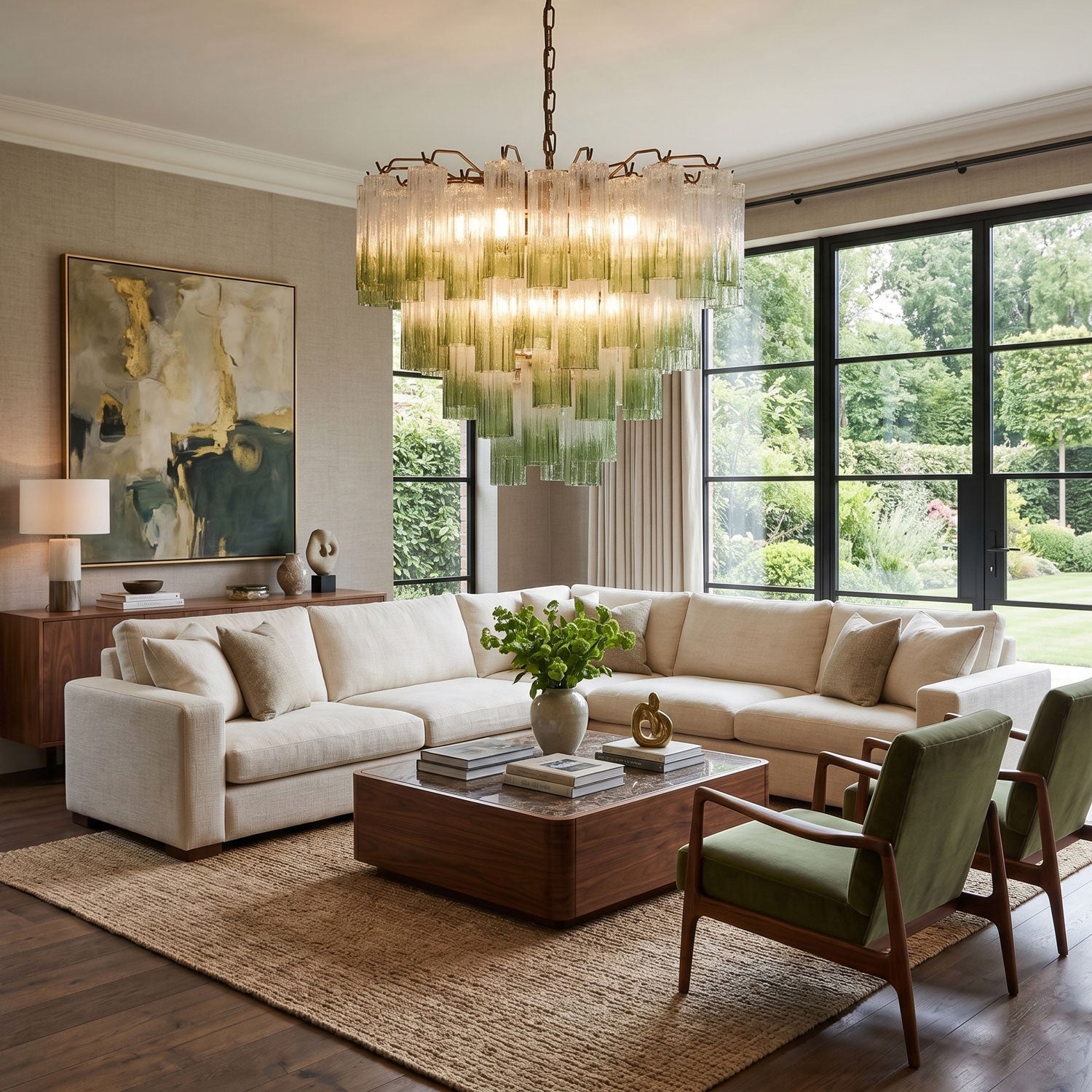 Chiara Chandelier Murano lighting by Bling Lighting Studio