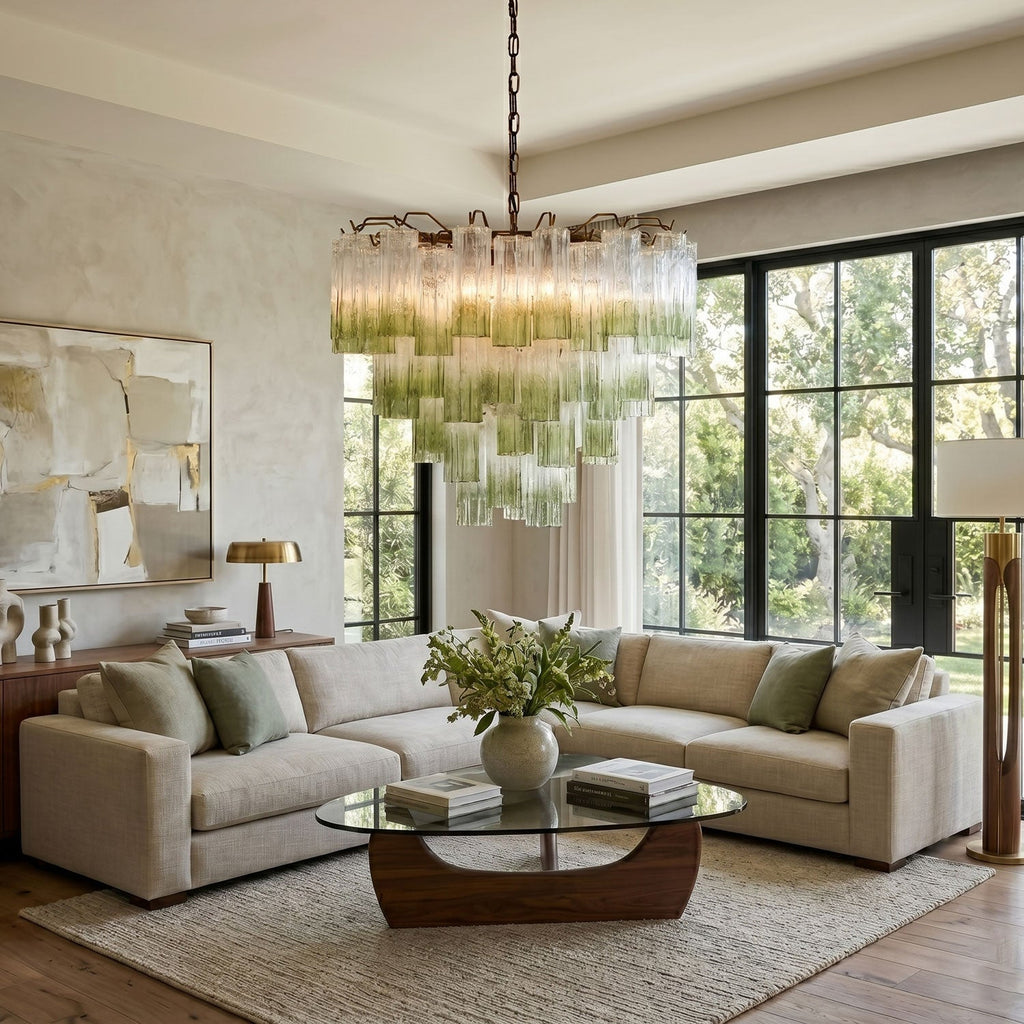 Chiara Chandelier Murano lighting by Bling Lighting Studio