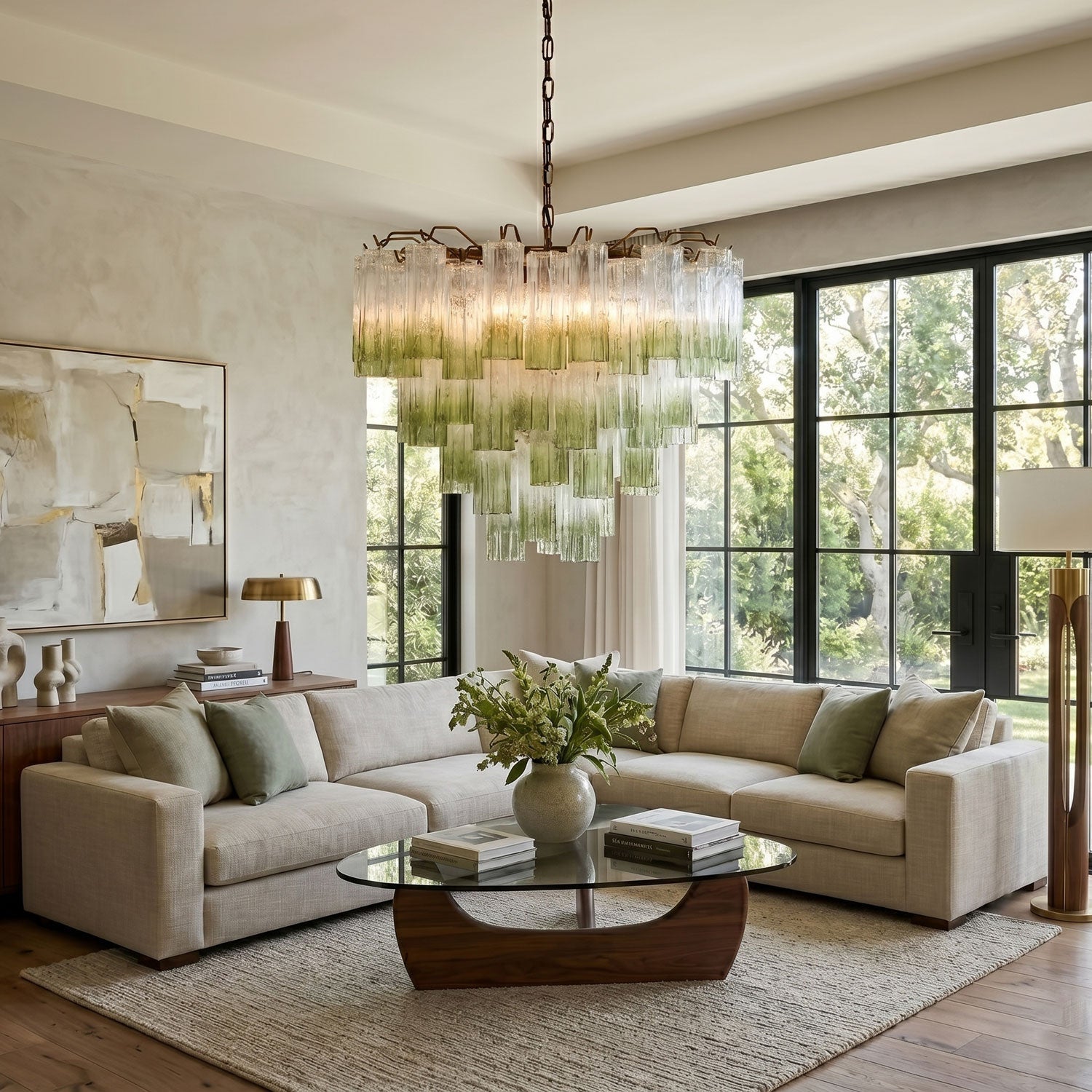 Chiara Chandelier Murano lighting by Bling Lighting Studio