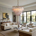 Chiara Chandelier Murano lighting by Bling Lighting Studio