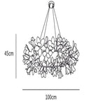 Branch Circular Blossom Chandelier