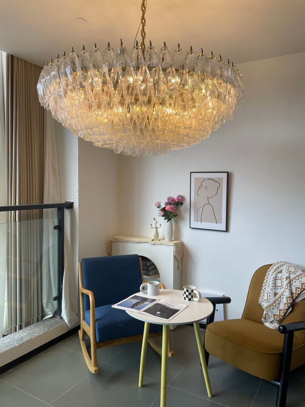 Modern Clear Sorrento Chandelier product image