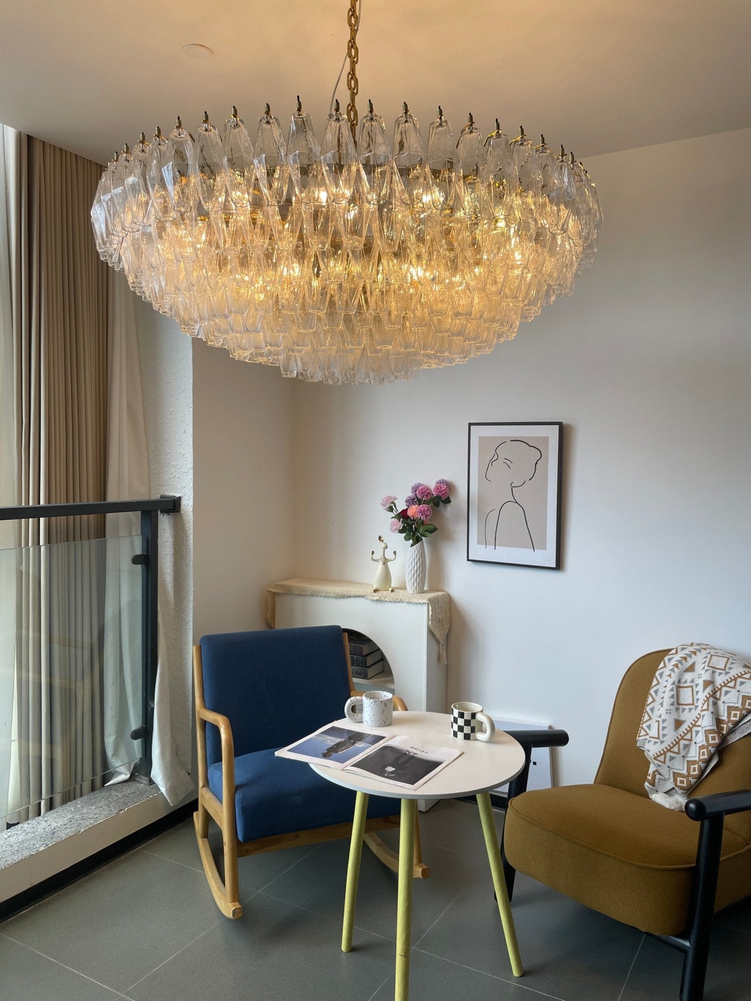 Modern Clear Sorrento Chandelier product image