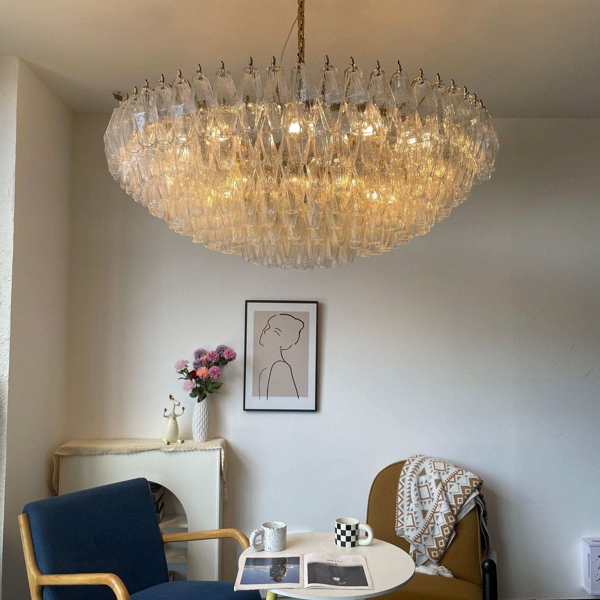 Modern Clear Sorrento Chandelier product image