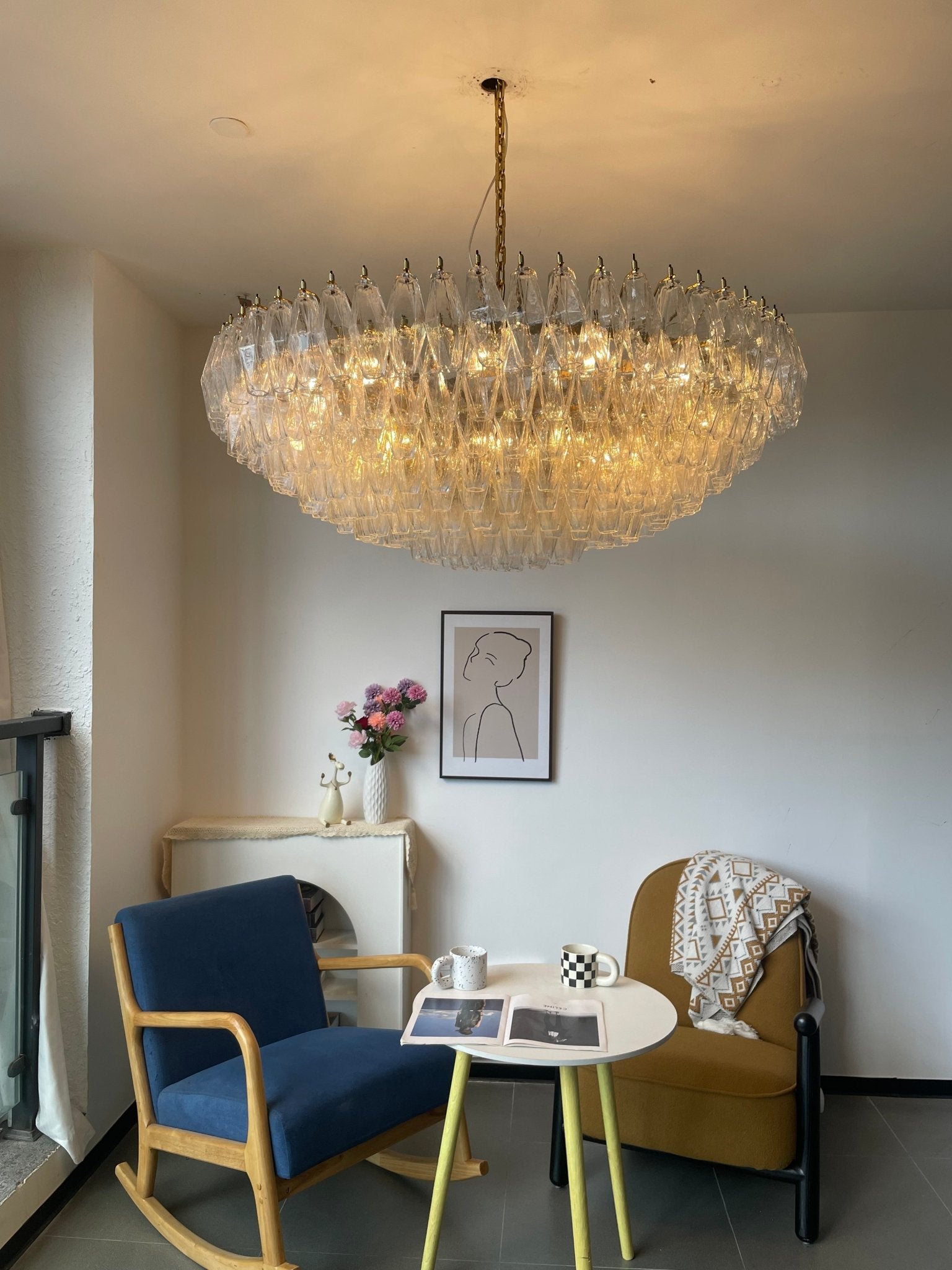 Modern Clear Sorrento Chandelier product image