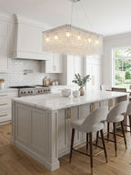Crystal Frame Chandelier Crystal lighting by Bling Lighting Studio