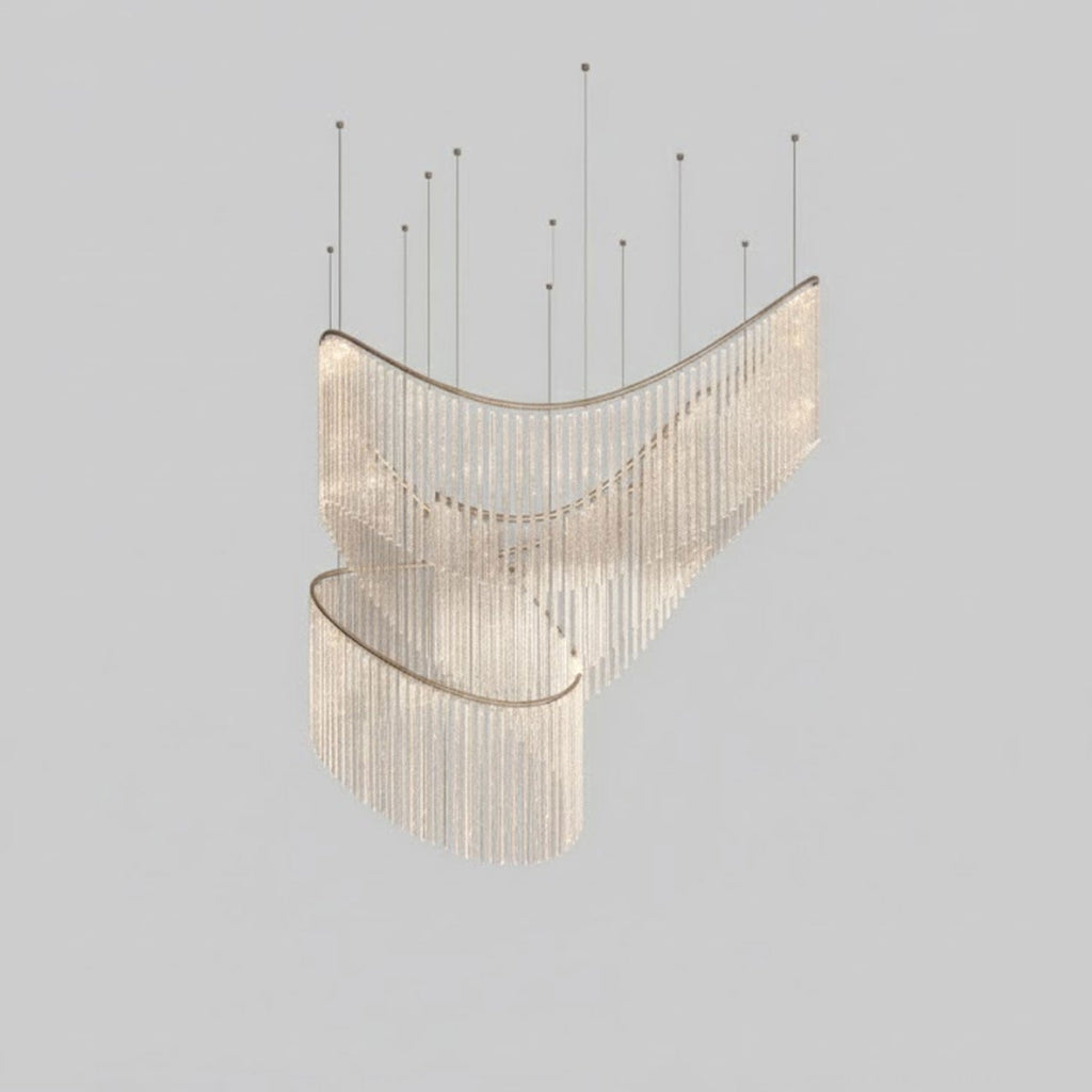 Luxury Fringe Waterfall Chandelier product image